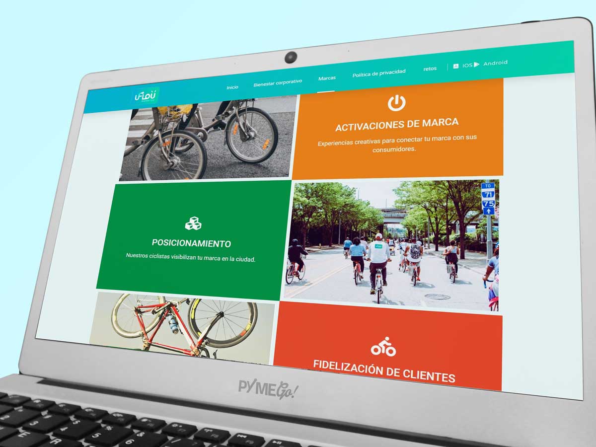 página web aplicación uflou